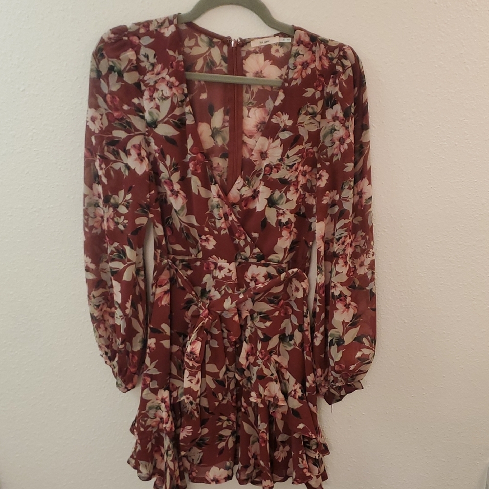 Floral Wrap Dress